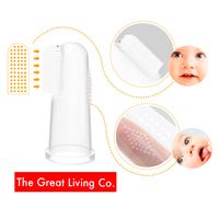 The Great Living Co Baby Silicone Finger Toothbrush